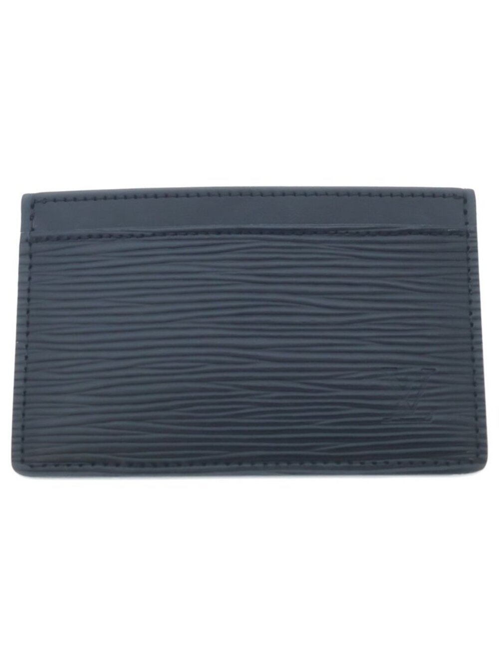 Louis Vuitton Porte Cartes Simple Card Case Wallet Black
